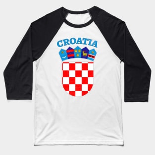 Croatian Coat of Arms Baseball T-Shirt